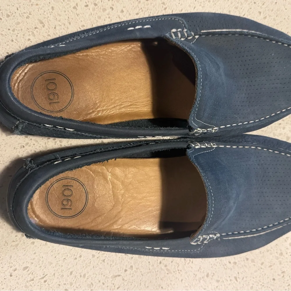 1901 Men’s 9 Leather Loafers M12617 Blue